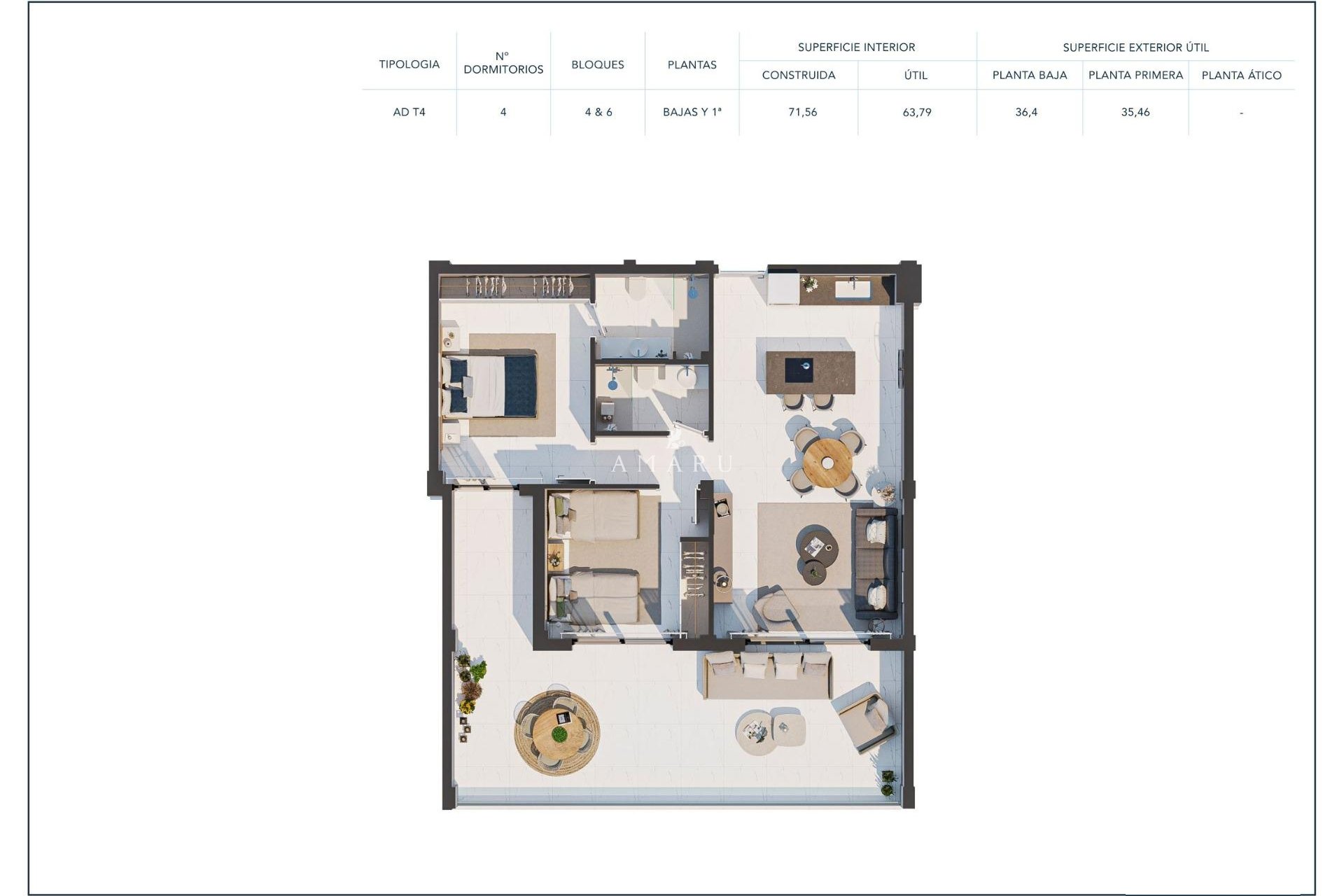 New Build - Apartment -
Casares - Camarate