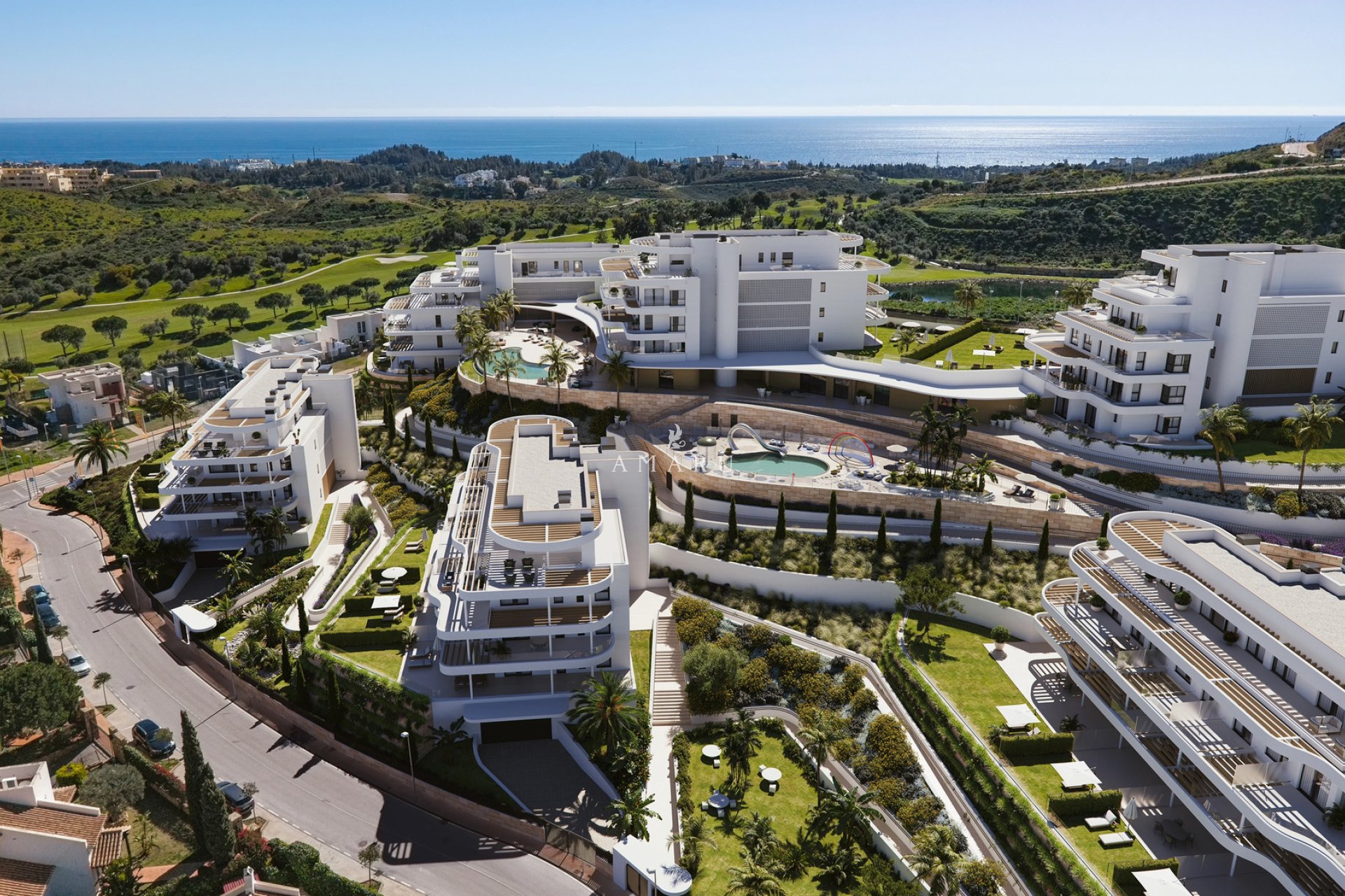 New Build - Apartment -
Las Lagunas de Mijas