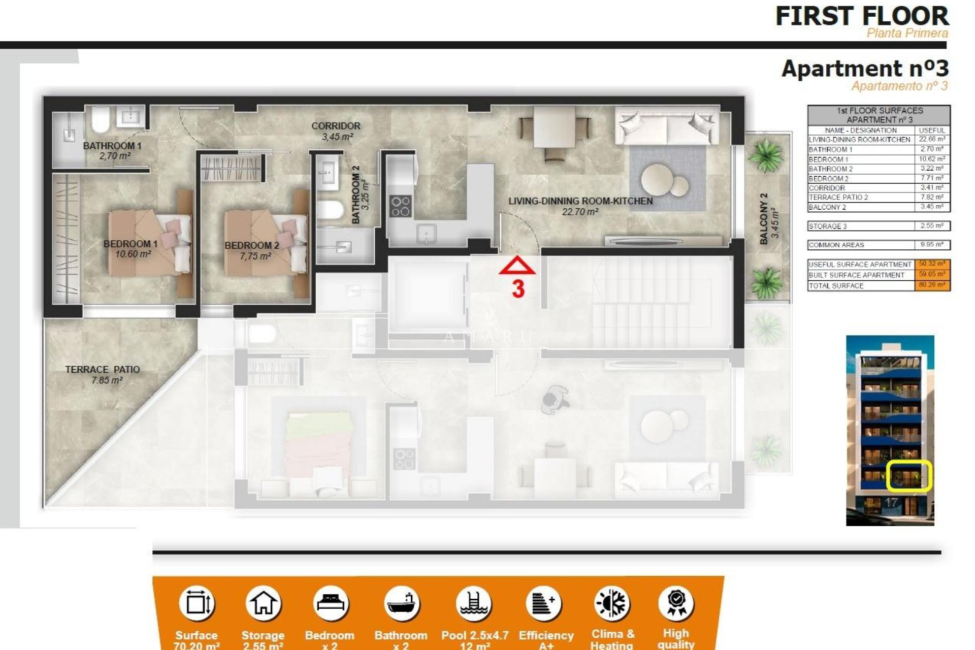New Build - Apartment -
Torrevieja - Playa del Acequión