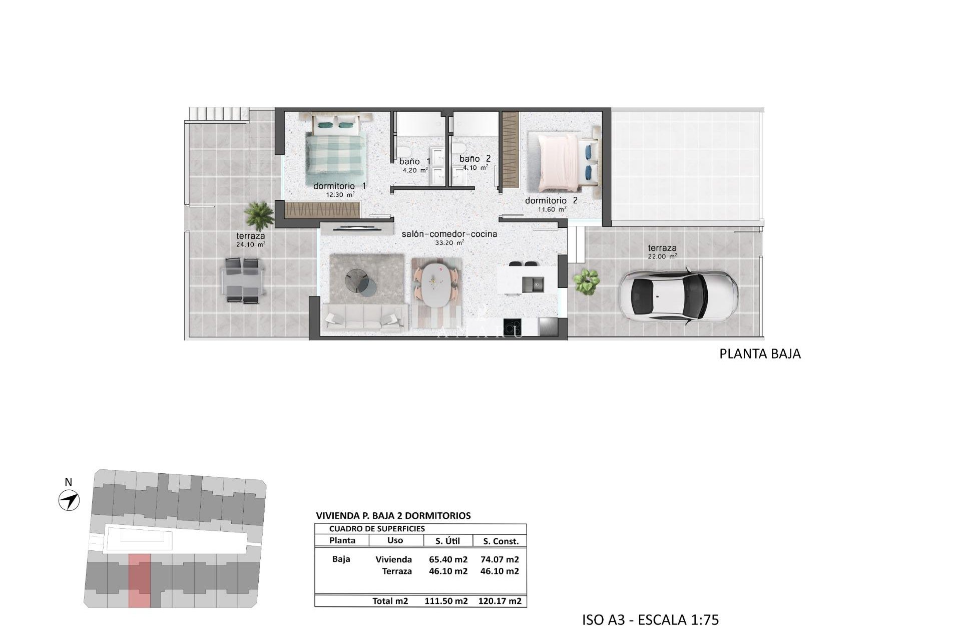 New Build - Bungalow -
Pilar de la Horadada - pueblo