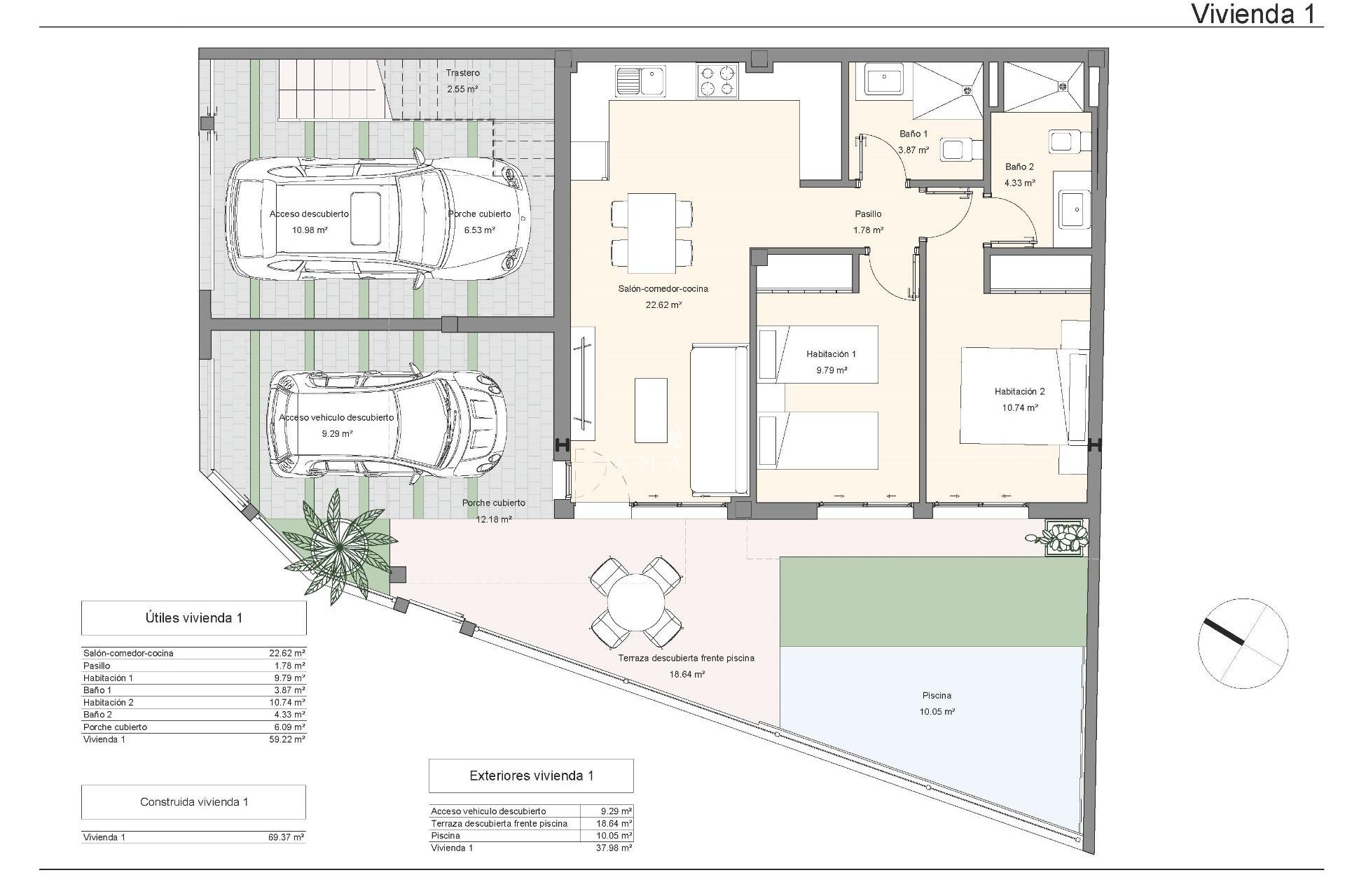 New Build - Bungalow -
San Pedro del Pinatar - Lo Pagan