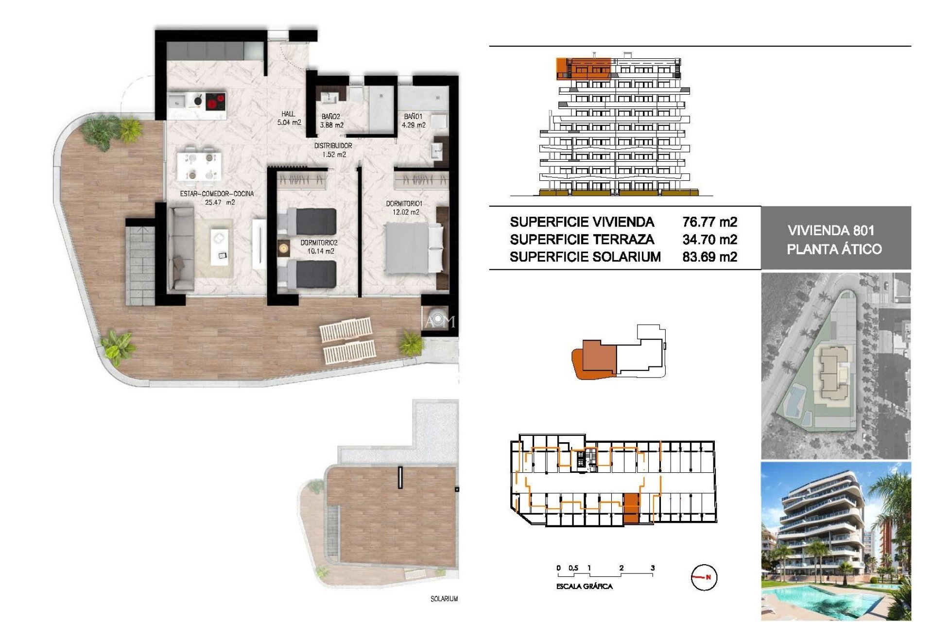 New Build - Penthouse -
Guardamar del Segura - Puerto