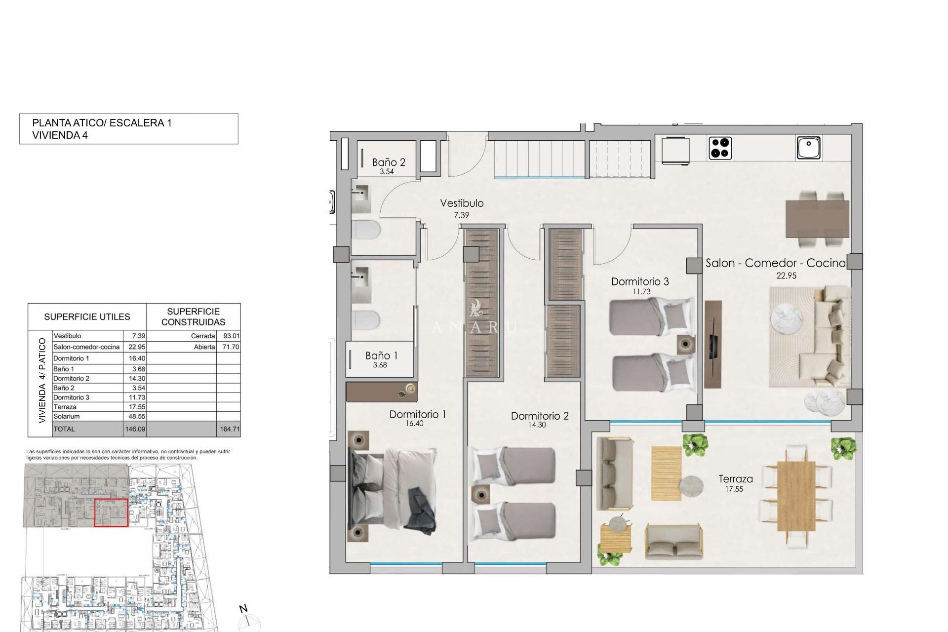 New Build - Penthouse -
Santa Pola - Estacion de autobuses