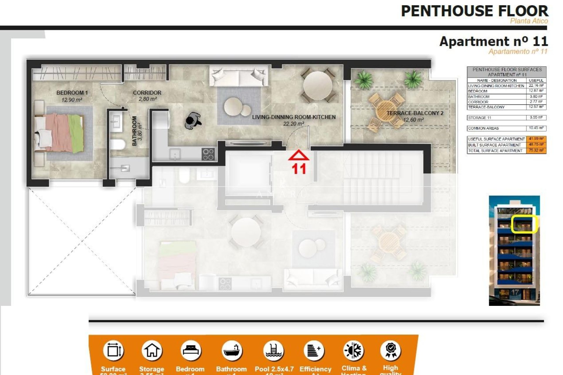 New Build - Penthouse -
Torrevieja - Playa del Acequión