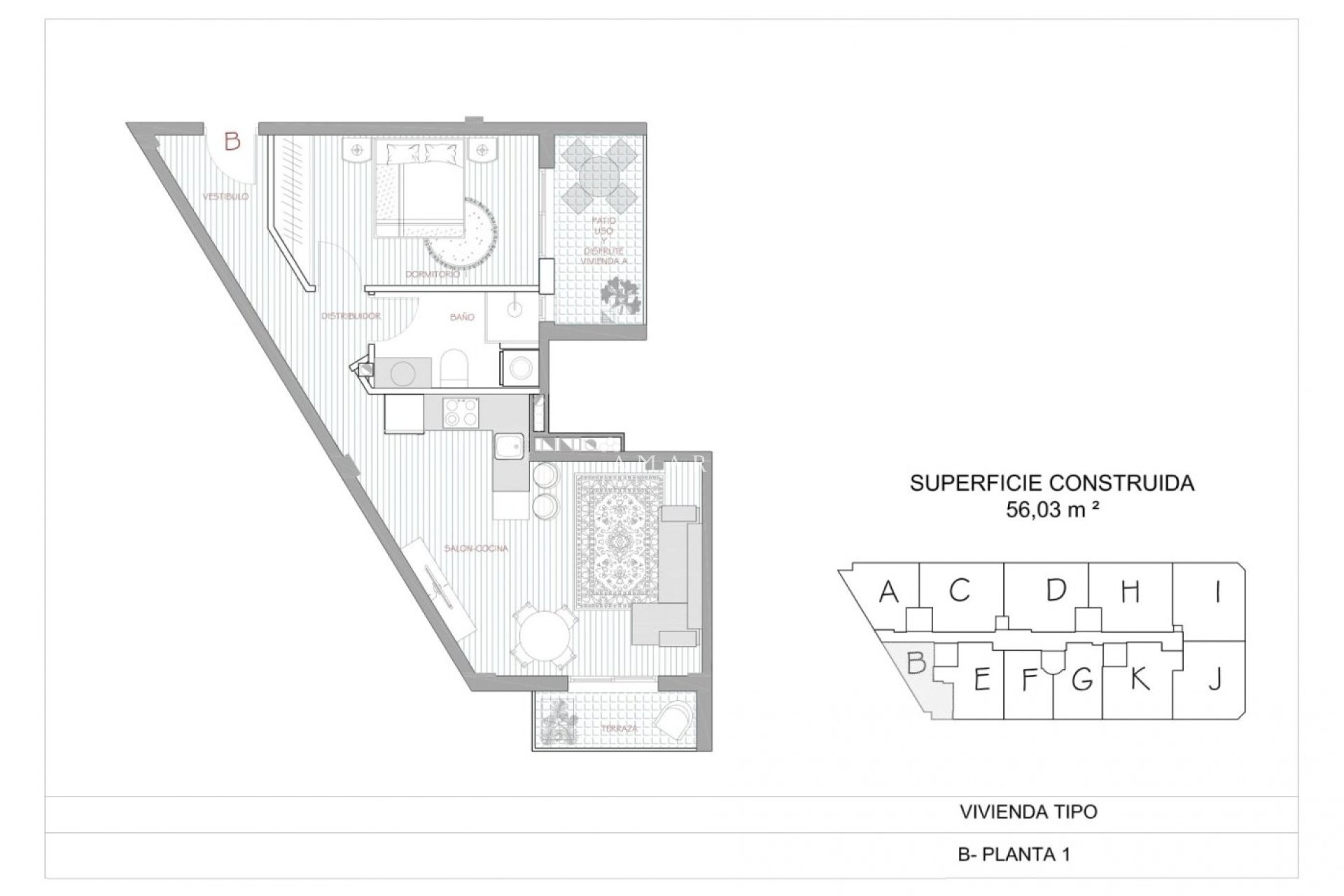 Nieuwbouw Woningen - Apartment -
Alcantarilla - pueblo