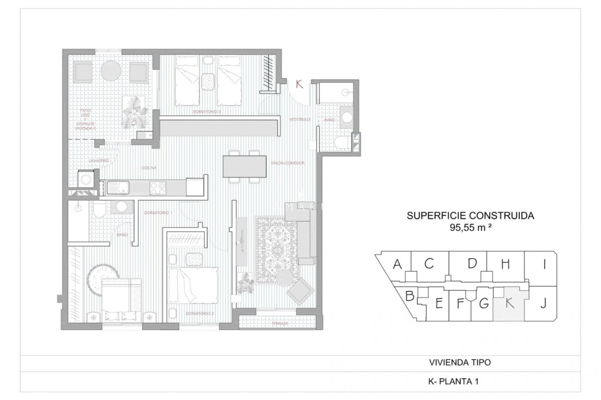 Nieuwbouw Woningen - Apartment -
Alcantarilla - pueblo