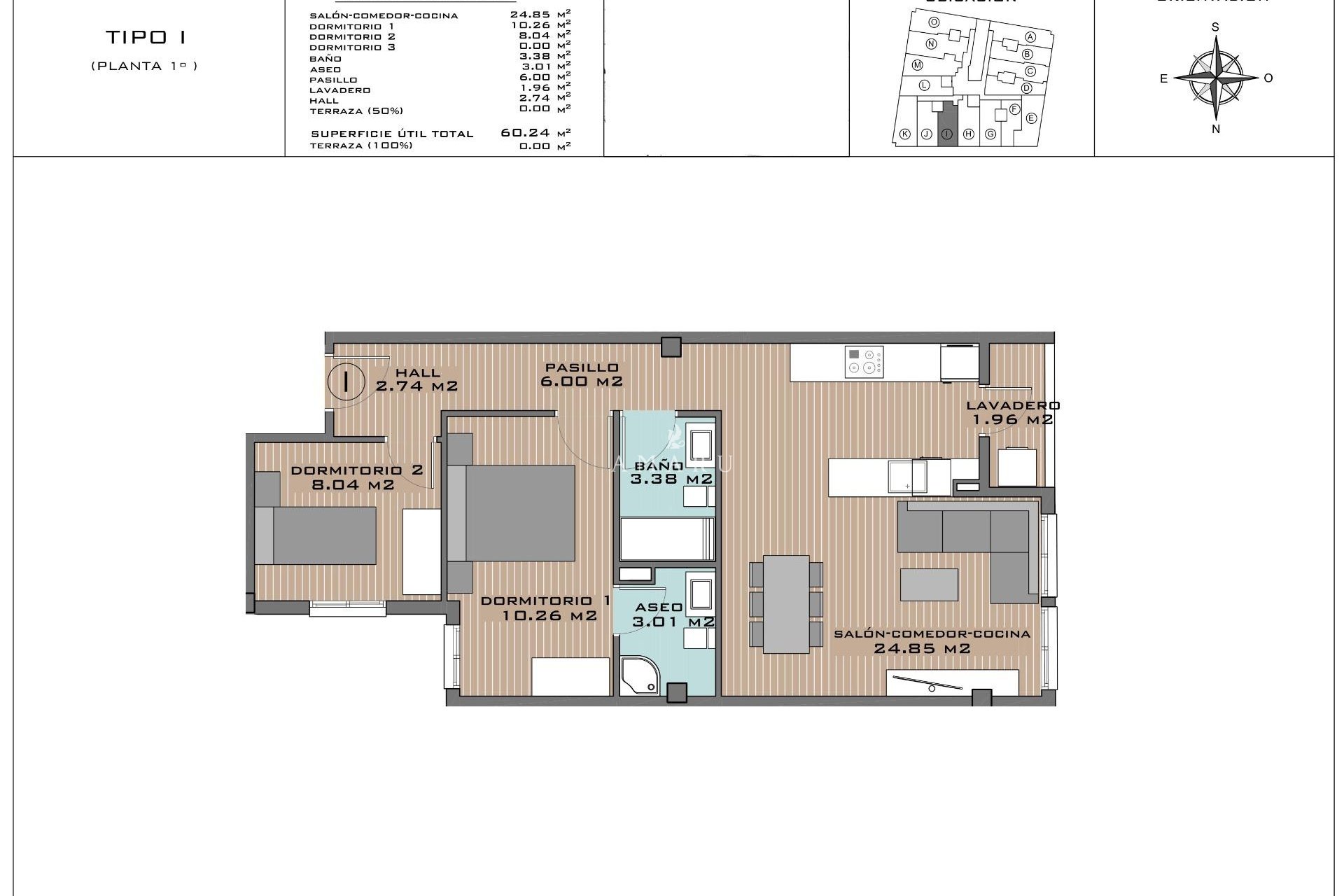 Nieuwbouw Woningen - Apartment -
Algorfa - Pueblo