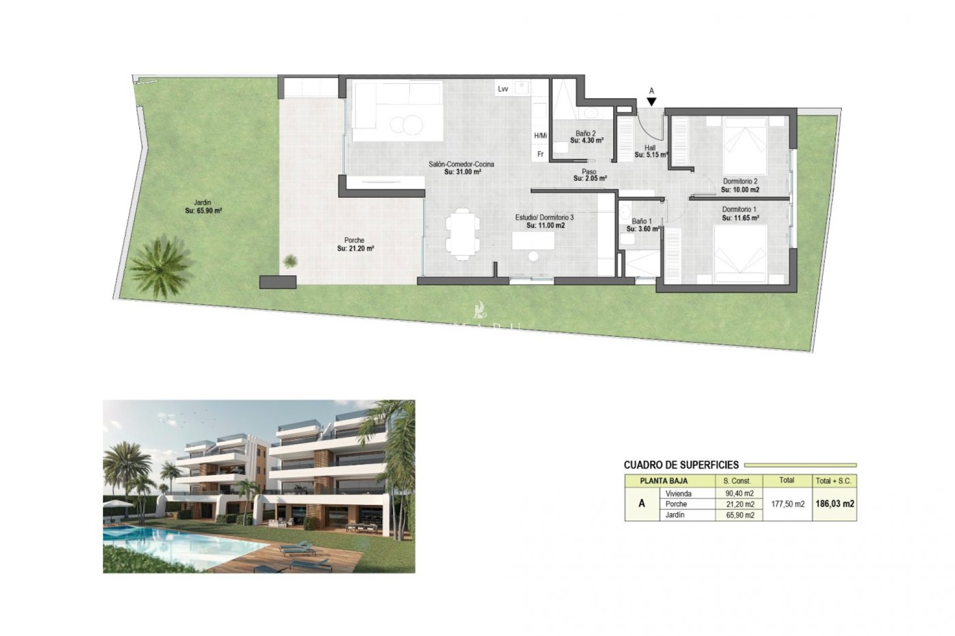 Nieuwbouw Woningen - Apartment -
Alhama De Murcia - Condado De Alhama