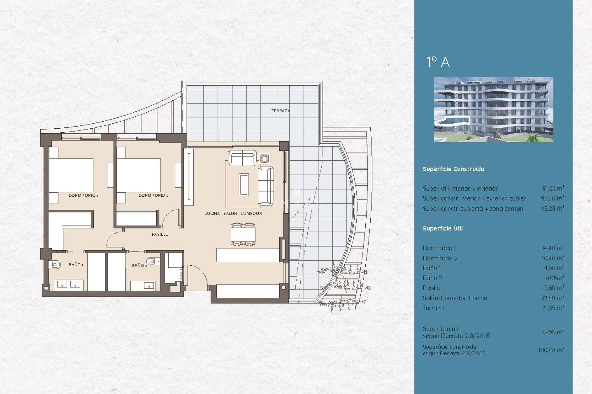 Nieuwbouw Woningen - Apartment -
Benalmádena - Puerto Marina