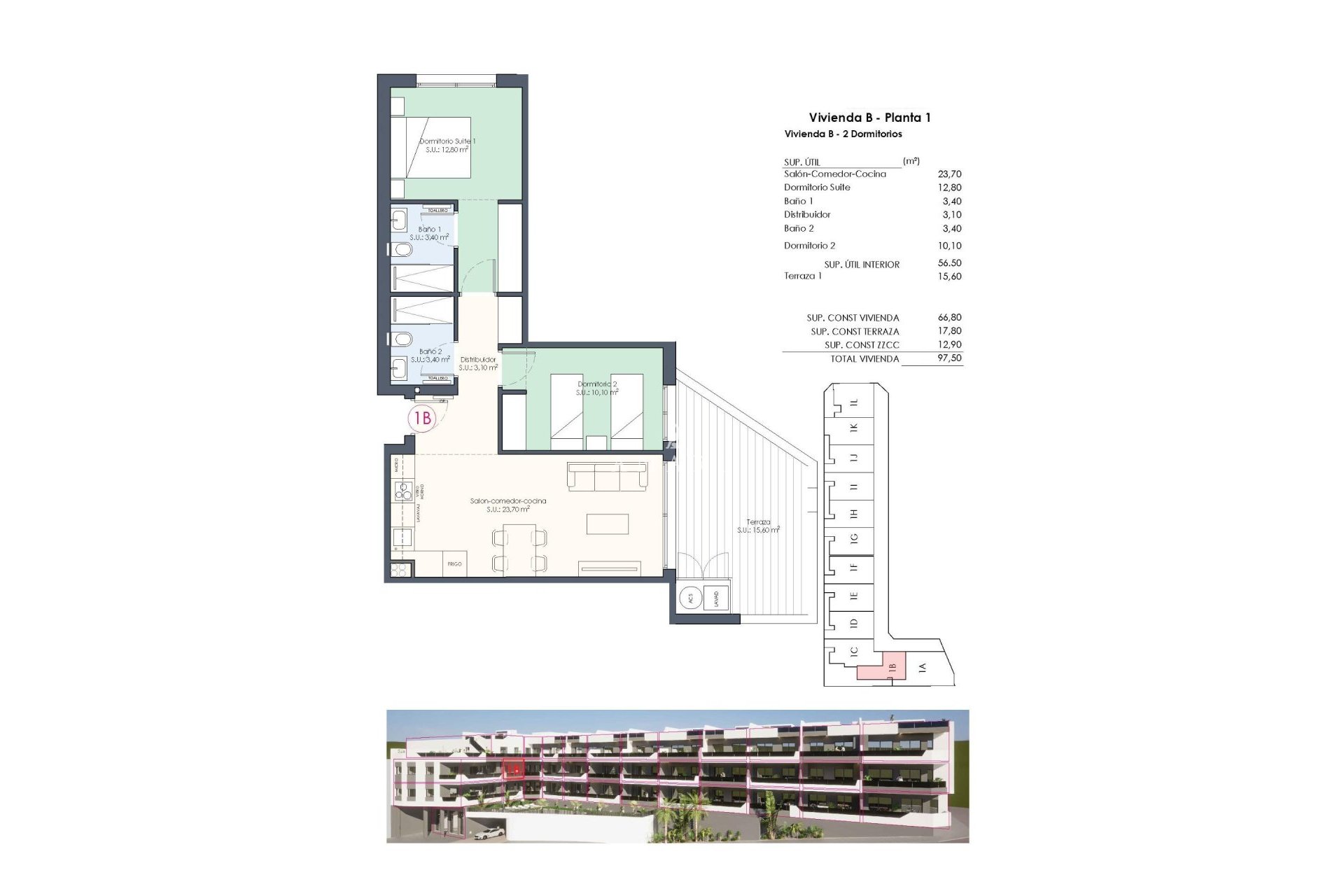 Nieuwbouw Woningen - Apartment -
Benijofar - Pueblo