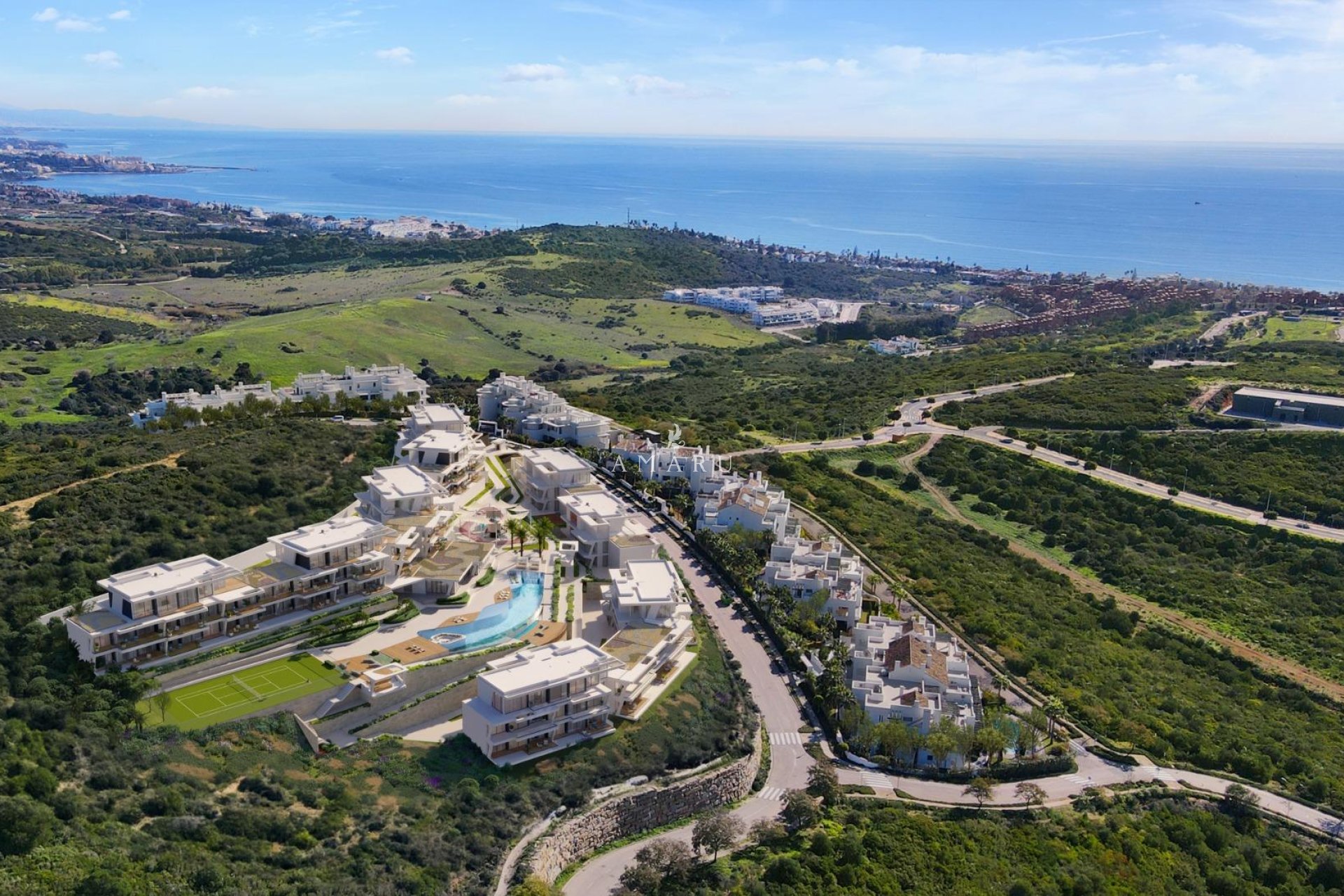 Nieuwbouw Woningen - Apartment -
Casares - Finca Cortesín