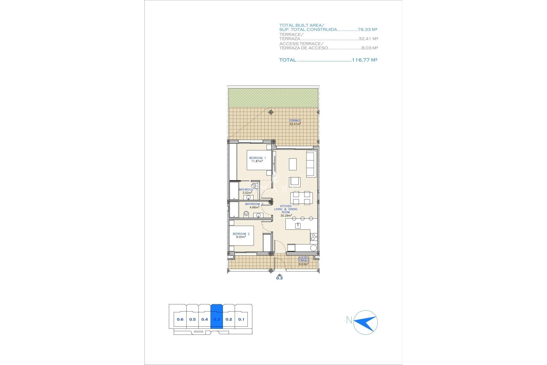 Nieuwbouw Woningen - Apartment -
Los Alcazares - Serena Golf