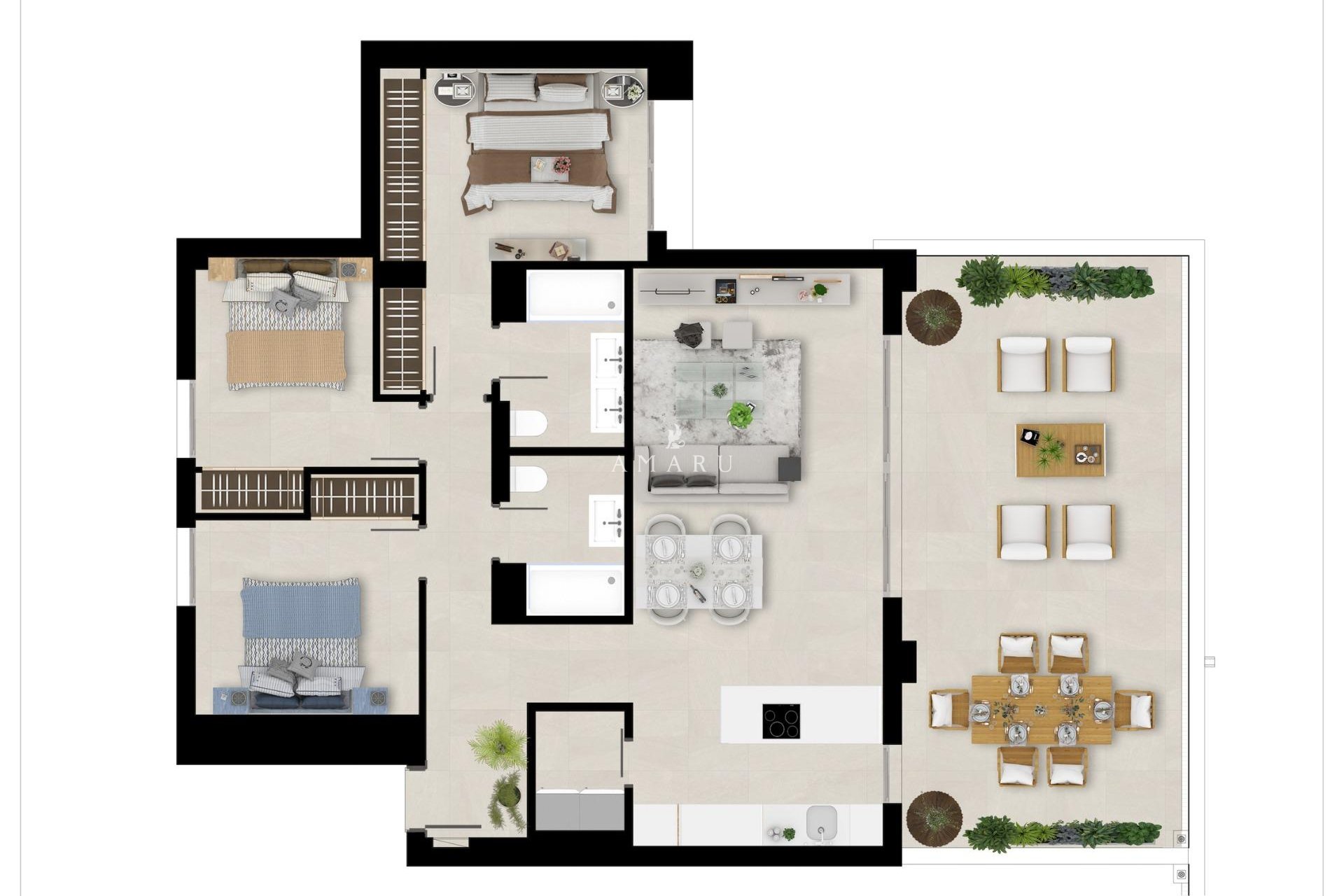 Nieuwbouw Woningen - Apartment -
Marbella - La Cerquilla