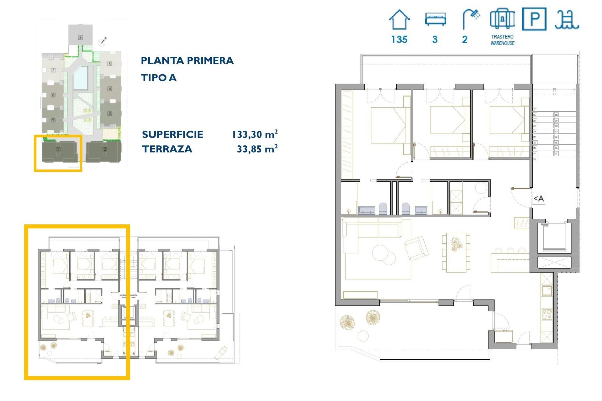 Nieuwbouw Woningen - Apartment -
San Pedro del Pinatar - Pueblo