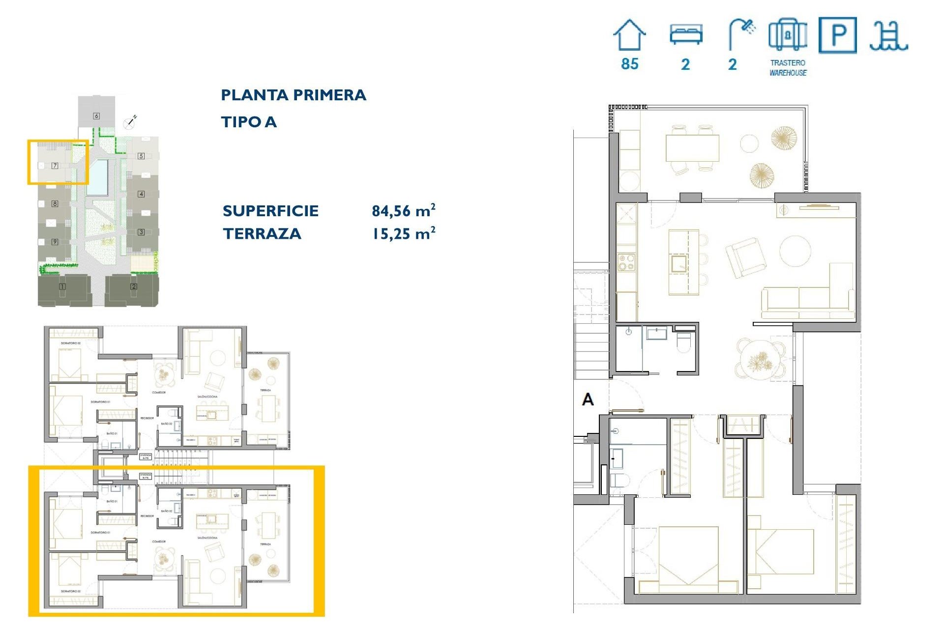 Nieuwbouw Woningen - Apartment -
San Pedro del Pinatar - Pueblo