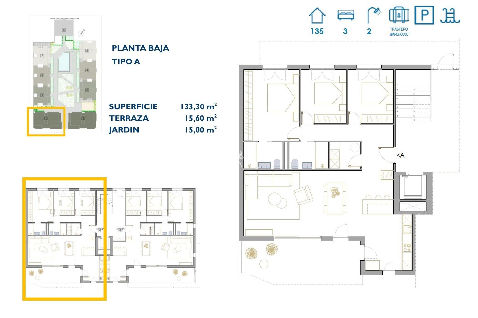 Nieuwbouw Woningen - Apartment -
San Pedro del Pinatar - Pueblo