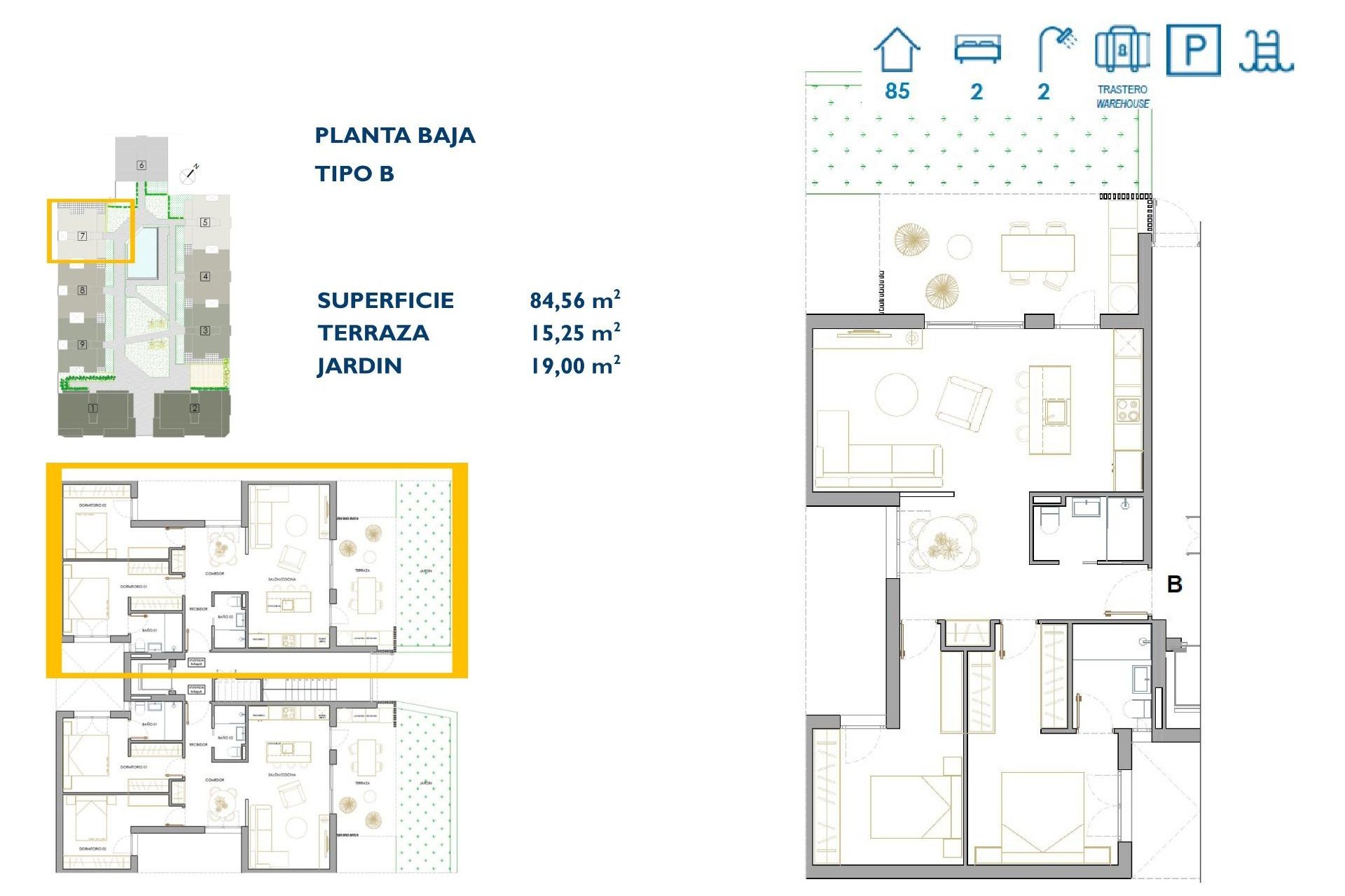 Nieuwbouw Woningen - Apartment -
San Pedro del Pinatar - Pueblo