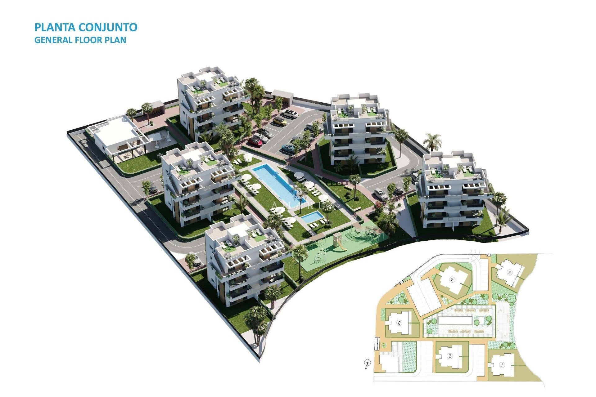 Nieuwbouw Woningen - Apartment -
Torre Pacheco - Santa Rosalia Lake And Life Resort