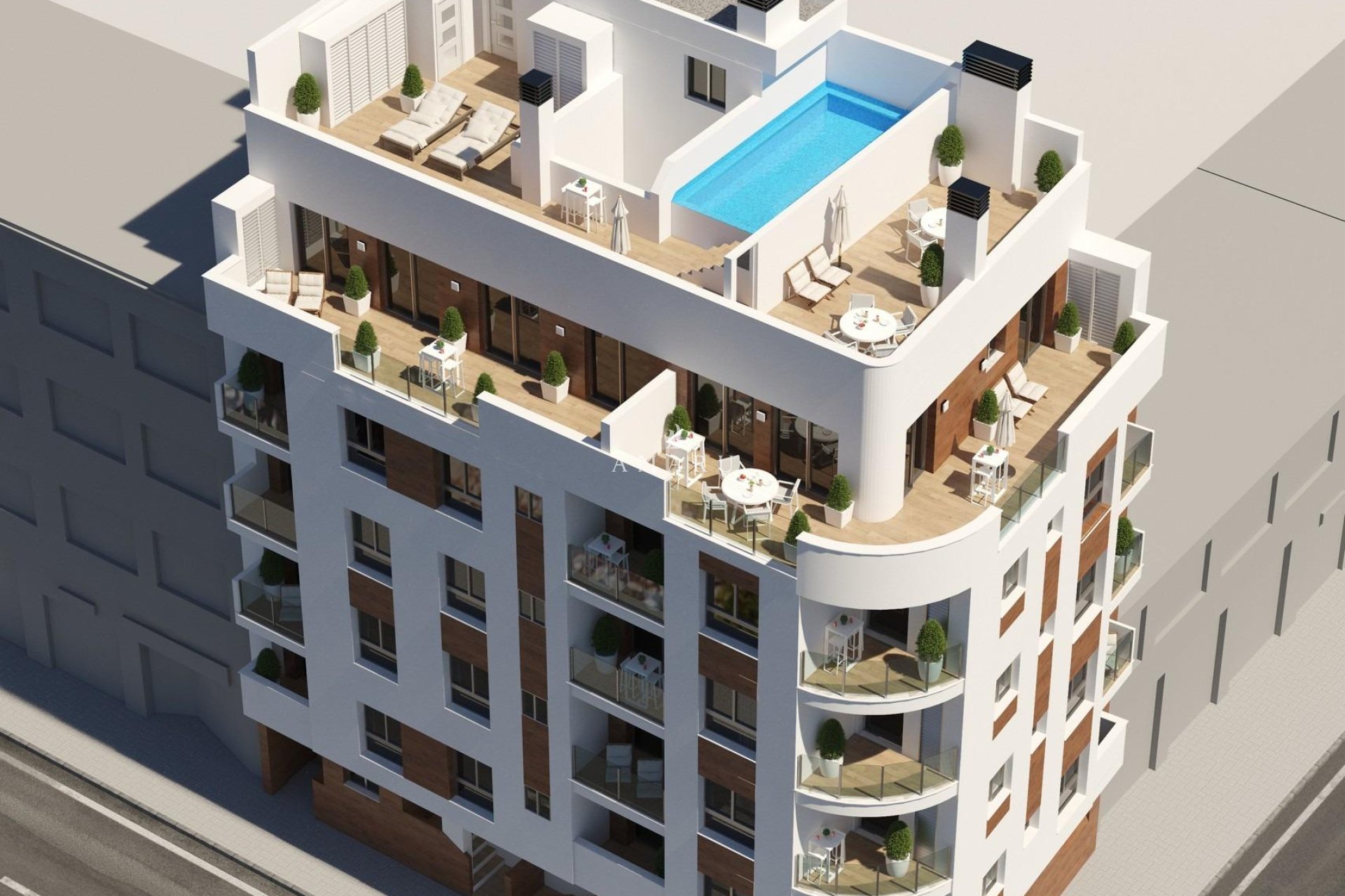 Nieuwbouw Woningen - Apartment -
Torrevieja - Centro