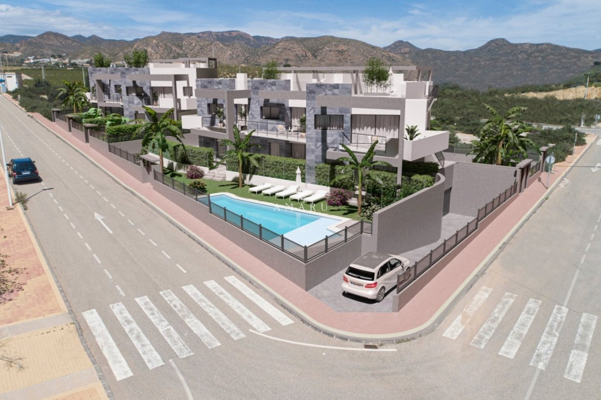 Nieuwbouw Woningen - Bungalow -
Puerto de Mazarron - Playa del Alamillo