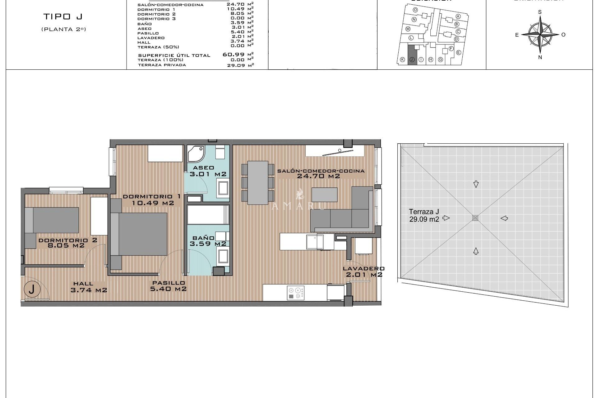 Nieuwbouw Woningen - Penthouse -
Algorfa - Pueblo