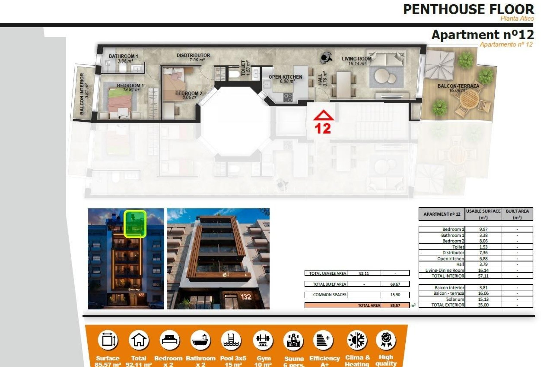 Nieuwbouw Woningen - Penthouse -
Torrevieja - Playa de El Cura
