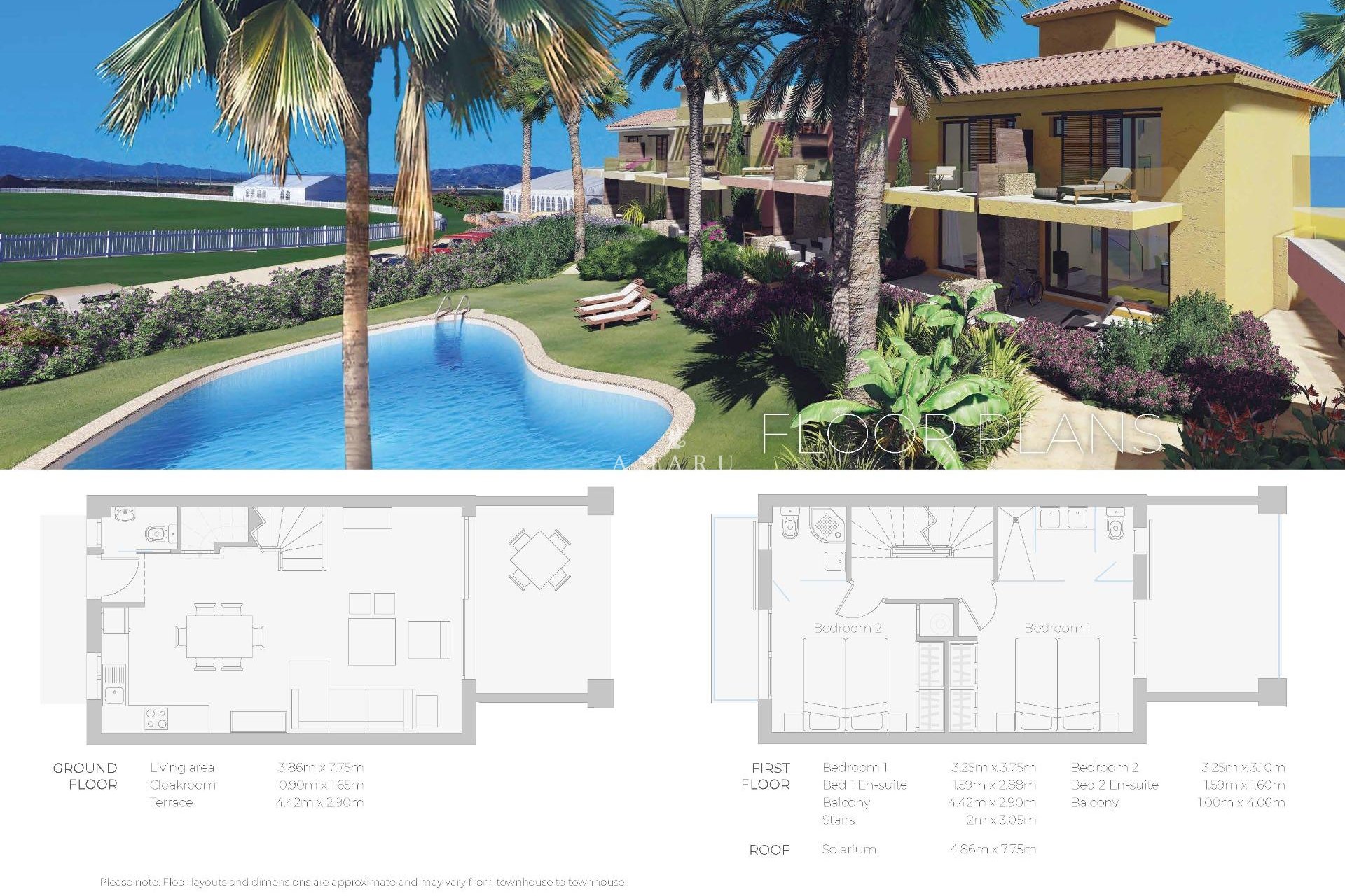 Nieuwbouw Woningen - Town House -
Cuevas Del Almanzora - Desert Springs Golf Club