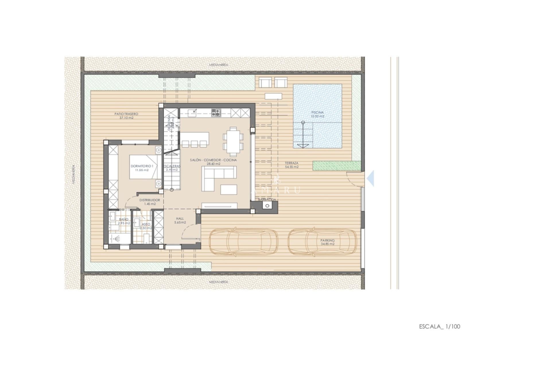 Nieuwbouw Woningen - Villa -
San Juan de los Terreros - San Juan De Los Terreros