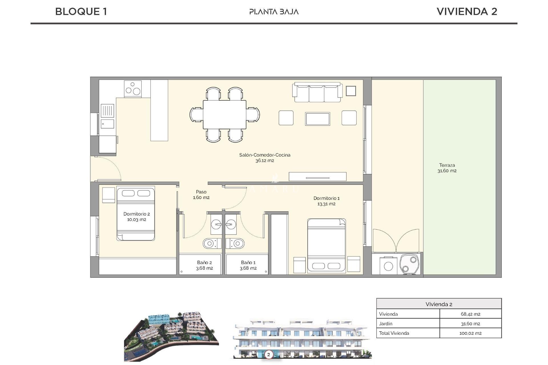 Nouvelle construction - Apartment -
Finestrat - Puig Campana Golf