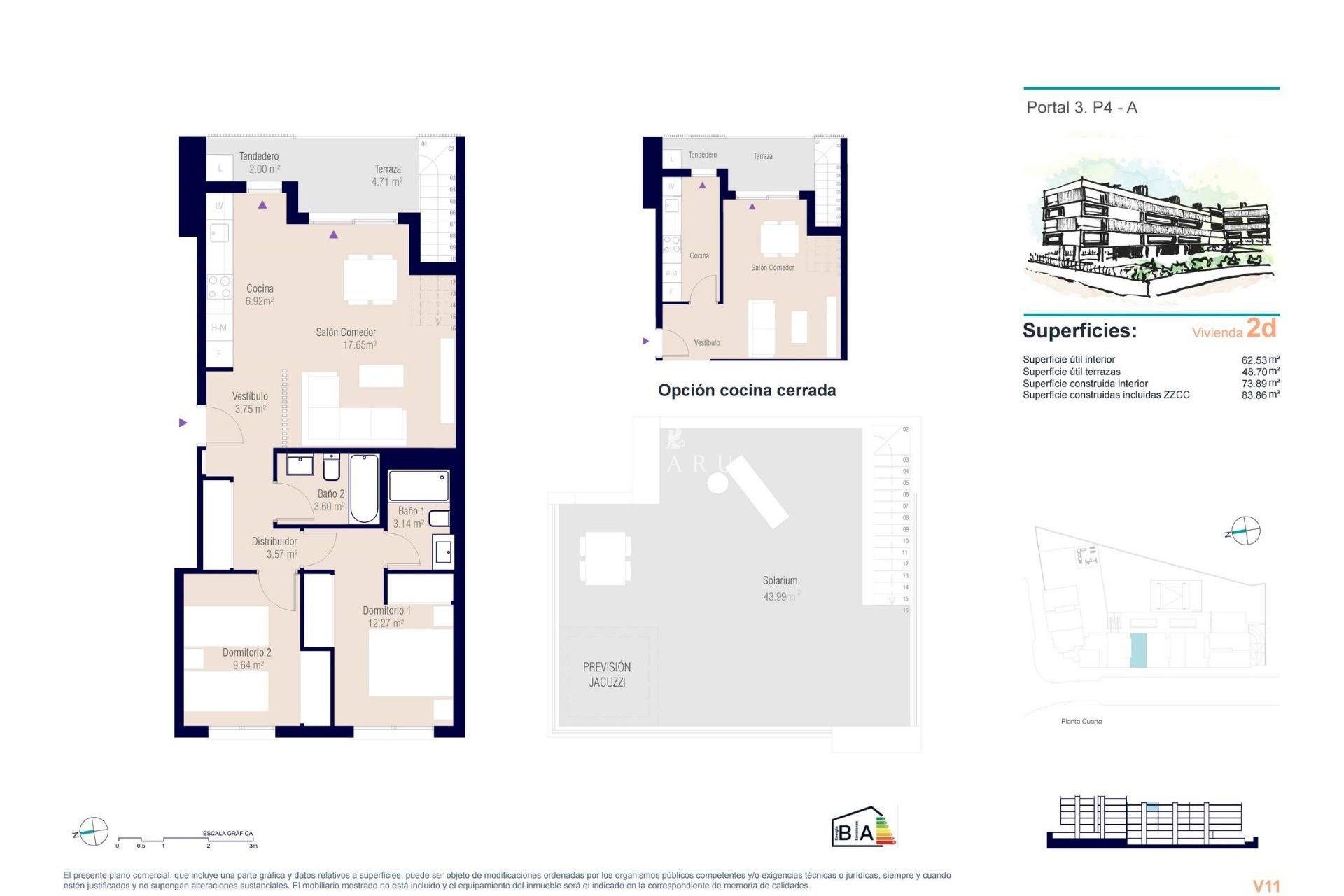 Nouvelle construction - Attique -
Alicante - San Agustín-PAU 2