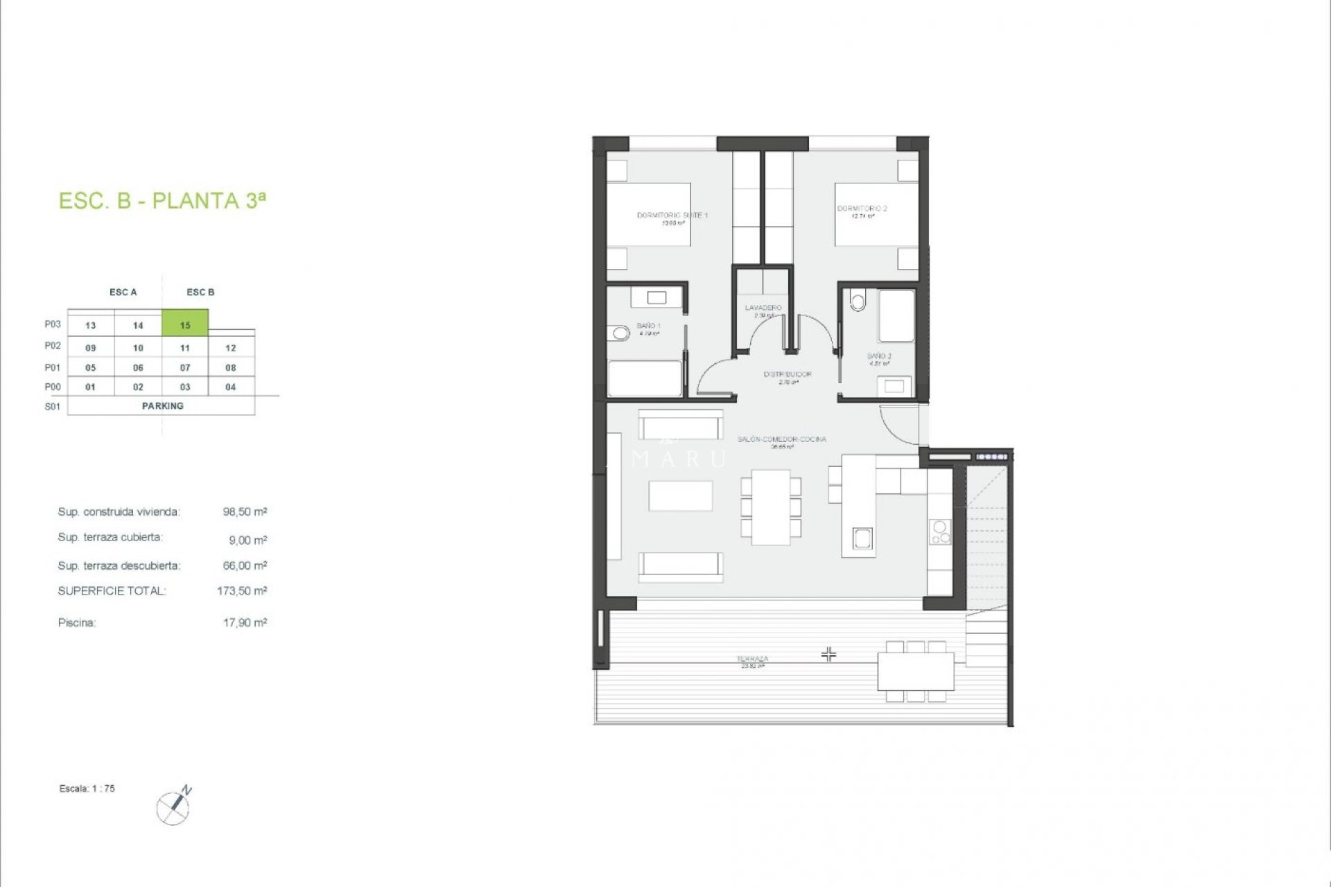 Nouvelle construction - Attique -
Orihuela - Las Colinas Golf