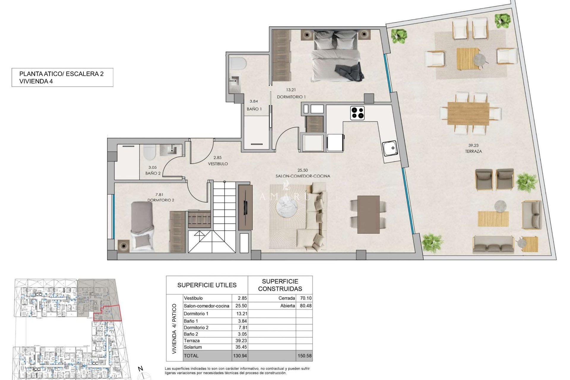 Nouvelle construction - Attique -
Santa Pola - Estacion de autobuses