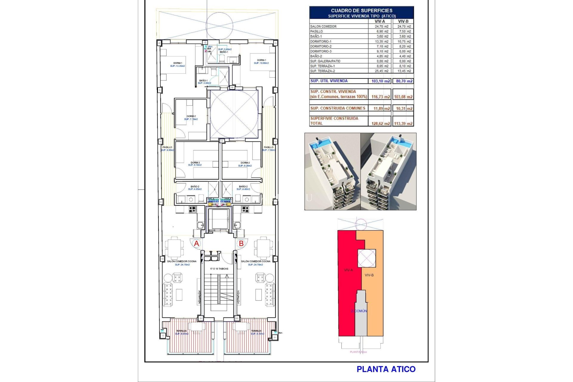 Nouvelle construction - Attique -
Torrevieja - Playa de El Cura