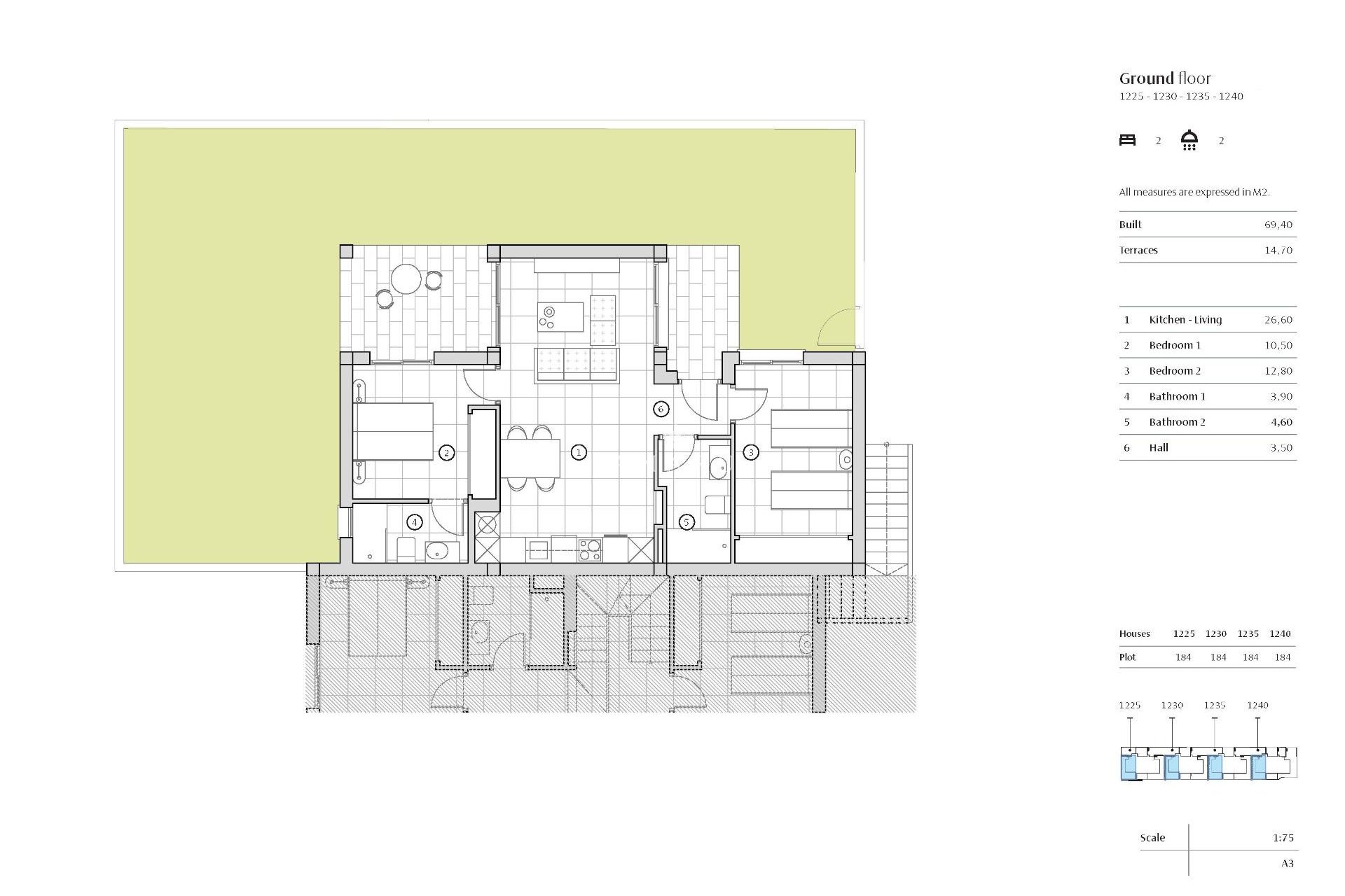 Nouvelle construction - Bungalow -
Algorfa - La Finca Golf