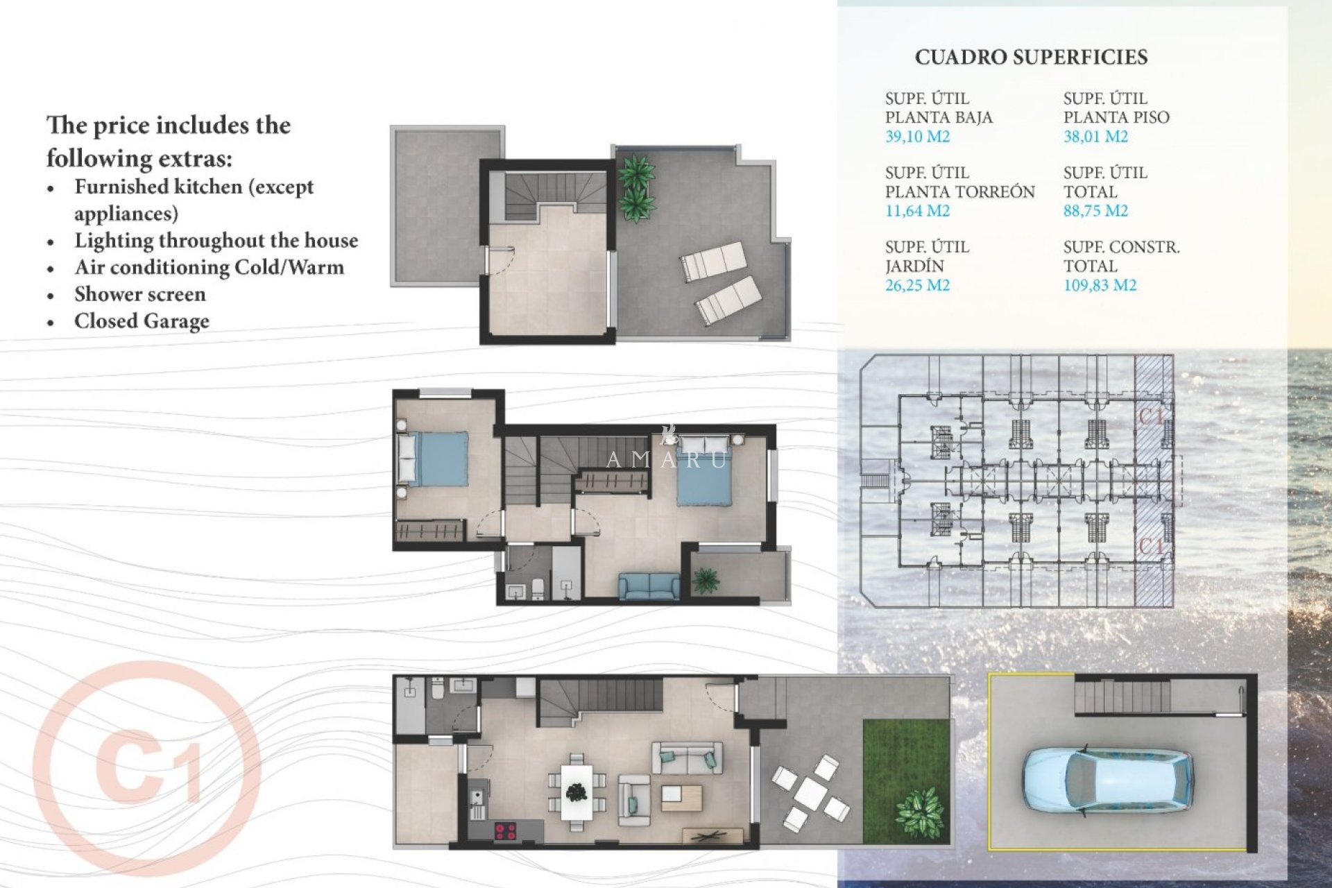 Nouvelle construction - Town House -
La Manga del Mar Menor - La Manga