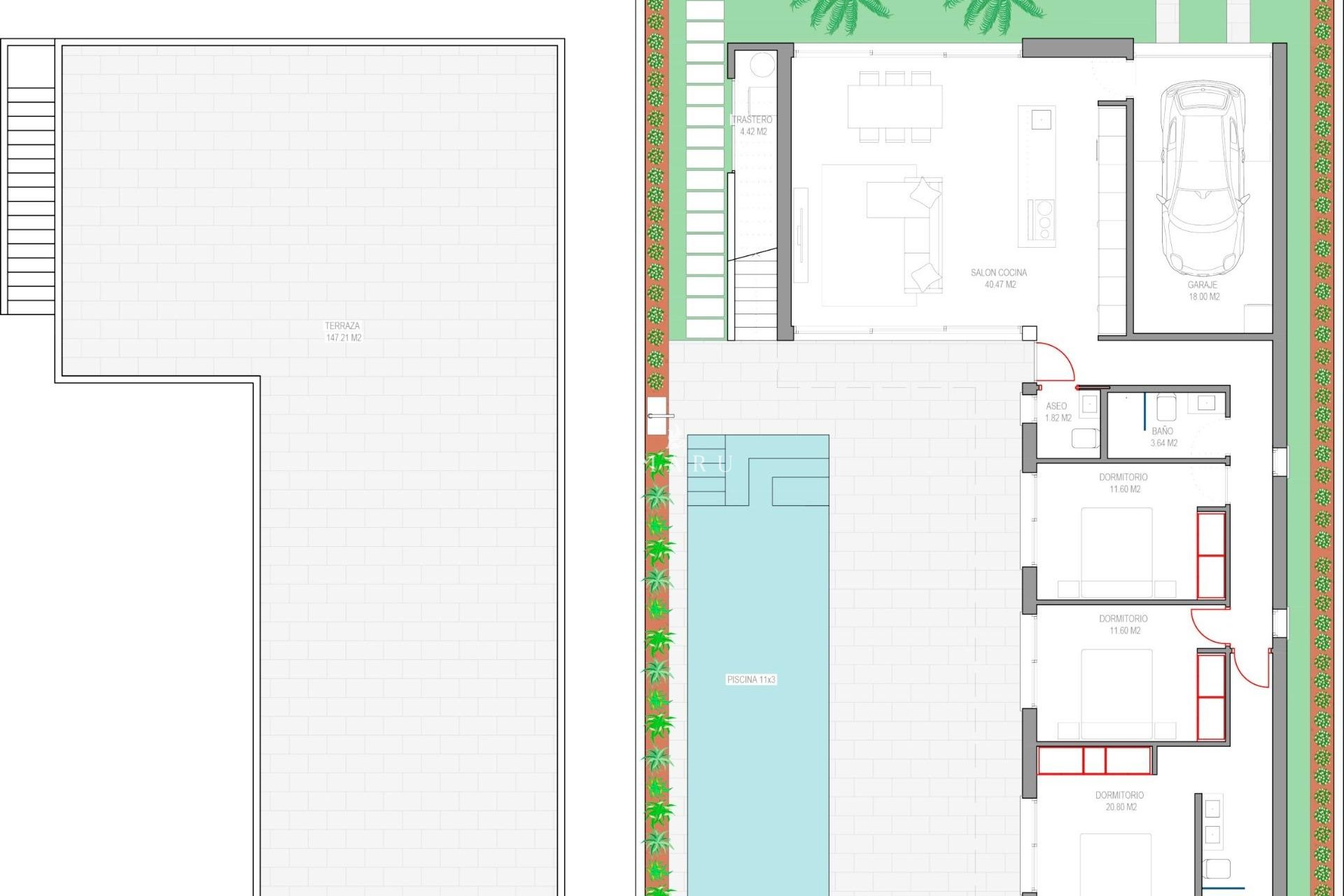 Nouvelle construction - Villa -
Los Alcazares - Serena Golf