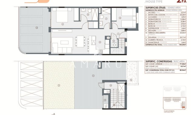 Nouvelle construction - Attique -
Torrevieja - La Hoya