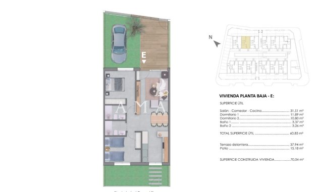 Nieuwbouw Woningen - Bungalow -
Pilar de la Horadada - pueblo