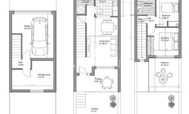 Nieuwbouw Woningen - Town House -
Mutxamel - Valle Del Sol