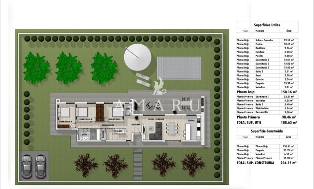 Nieuwbouw Woningen - Villa -
Pinoso - Lel