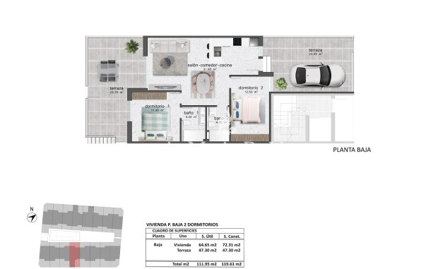 Nieuwbouw Woningen - Bungalow -
Pilar de la Horadada - pueblo