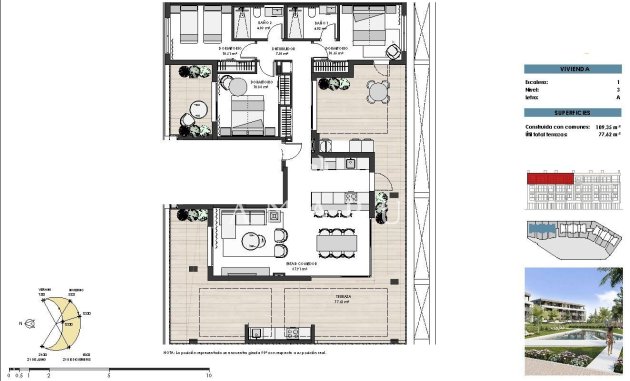 New Build - Penthouse -
Torre Pacheco - Santa Rosalia Lake And Life Resort