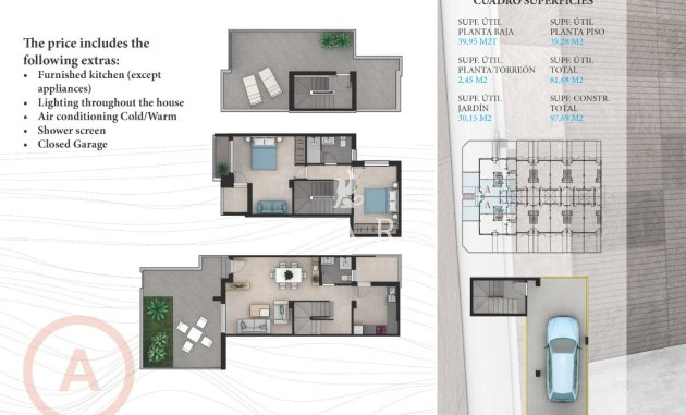 Nieuwbouw Woningen - Town House -
La Manga del Mar Menor - La Manga