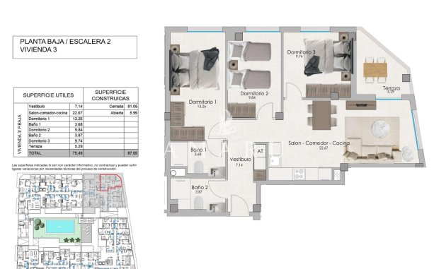 Nieuwbouw Woningen - Apartment -
Santa Pola - Estacion de autobuses