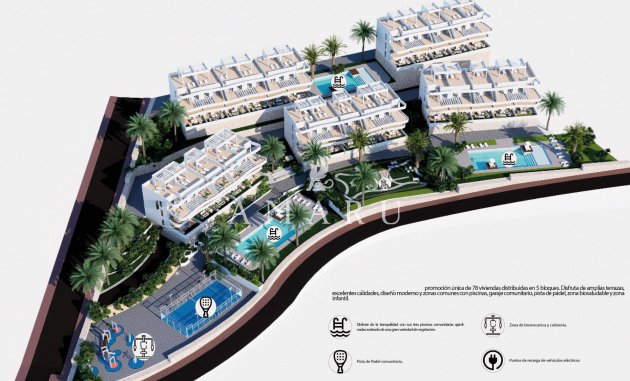 Nieuwbouw Woningen - Apartment -
Finestrat - Puig Campana Golf