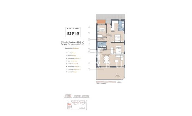 Nieuwbouw Woningen - Apartment -
Los Alcazares - Torre del Rame