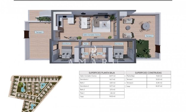 Nouvelle construction - Bungalow -
Torrevieja - Los Balcones