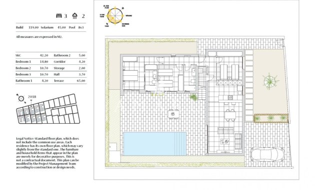 Nouvelle construction - Villa -
Algorfa - La Finca Golf