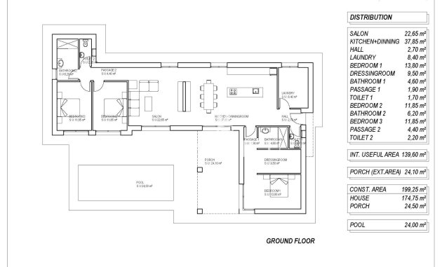 Nouvelle construction - Villa -
Pinoso - Lel