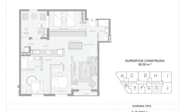 Nieuwbouw Woningen - Apartment -
Alcantarilla - pueblo